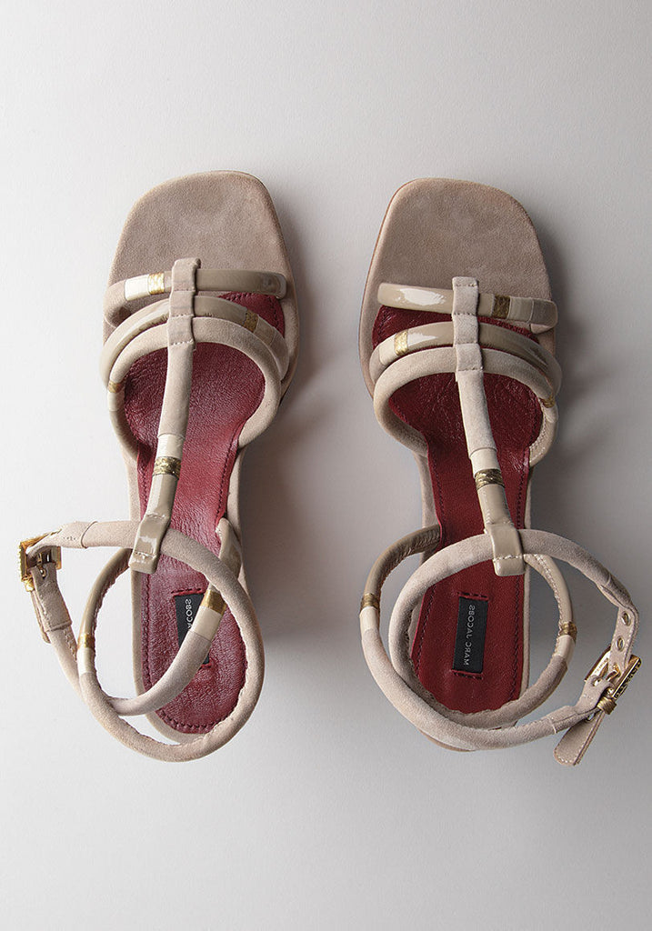 T-Strap Wedge Sandal