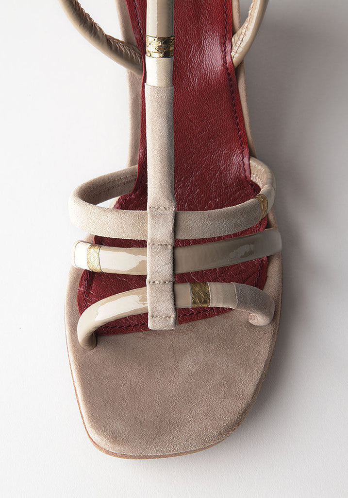 T-Strap Wedge Sandal