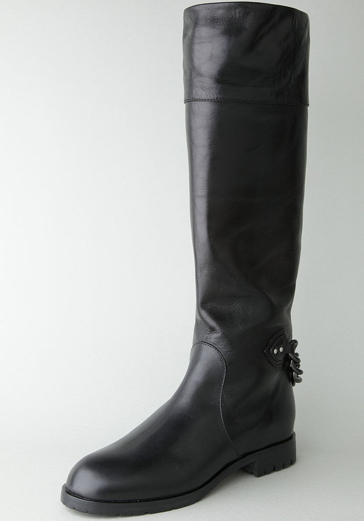 Tall Boot with Chain Detail