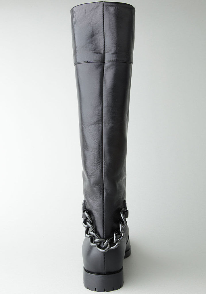 Tall Boot with Chain Detail