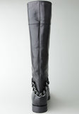 Tall Boot with Chain Detail