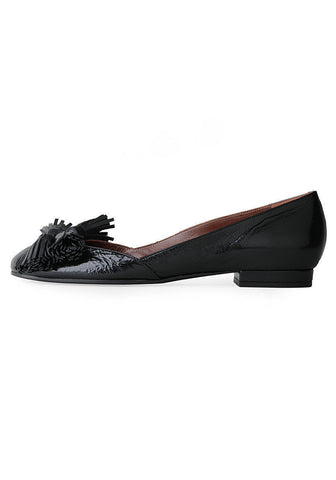 Wrinkled Flat with Tassels