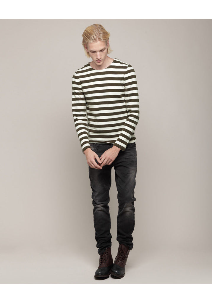 Striped Crewneck Pullover
