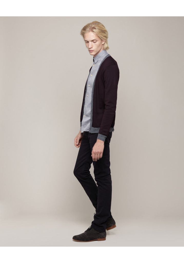 V-Neck Merino Wool Cardigan