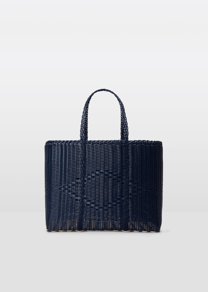 Large Basket Tote Bag — Midnight – La Garçonne Large Basket Tote Bag — Midnight – La Garçonne