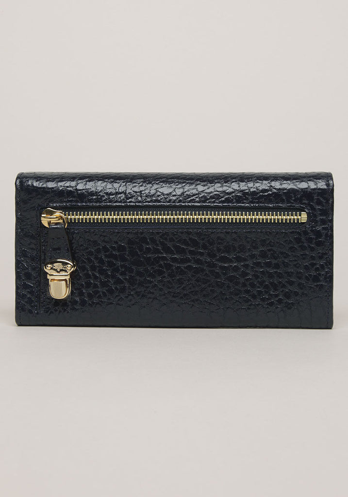 Push Lock Continental Wallet