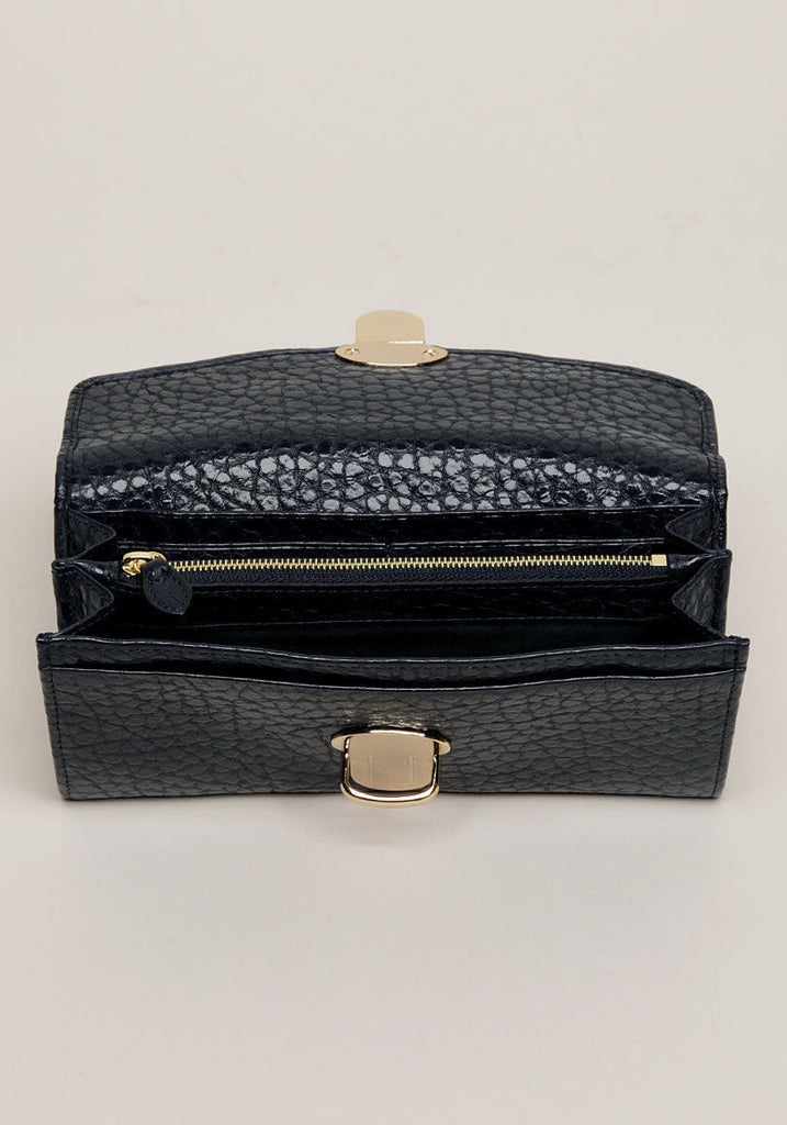 Push Lock Continental Wallet