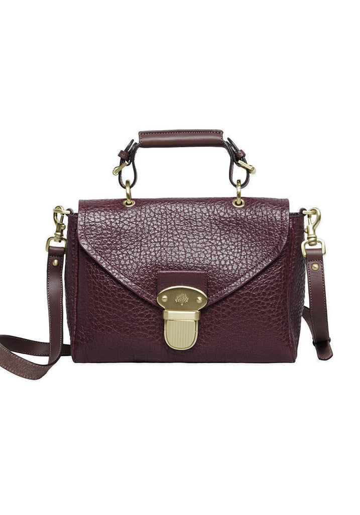 Small Polly Push Lock Satchel