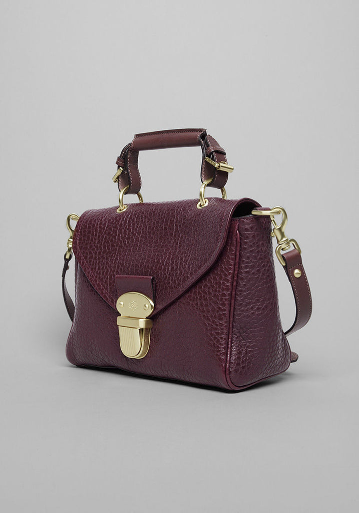 Small Polly Push Lock Satchel