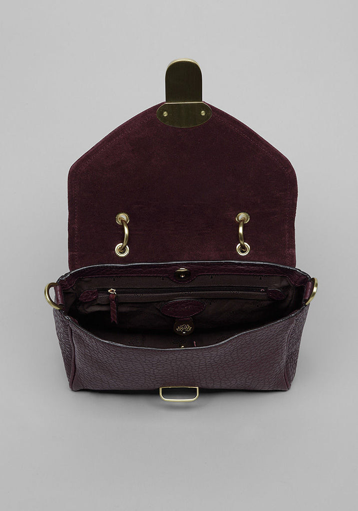 Small Polly Push Lock Satchel