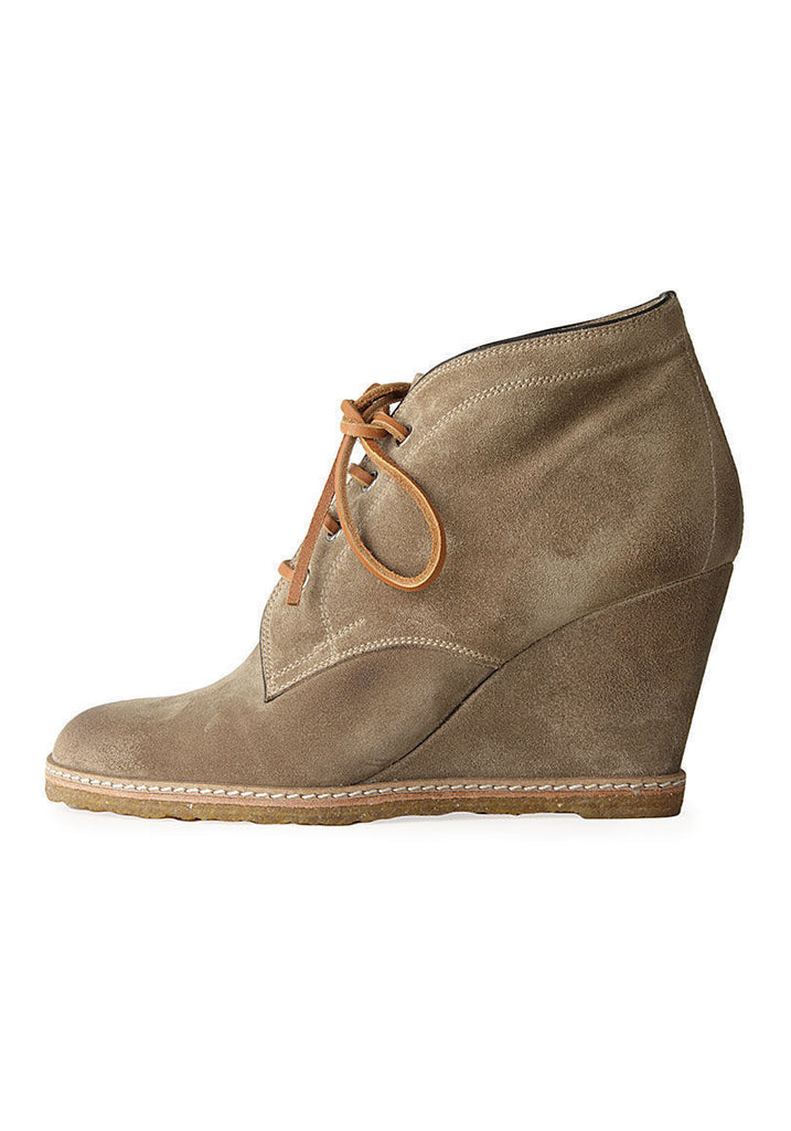 Corine Suede Wedge Boot