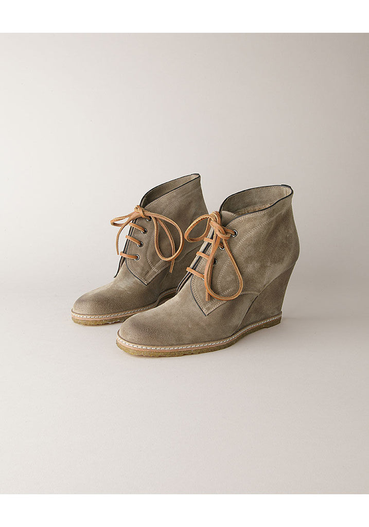 Corine Suede Wedge Boot