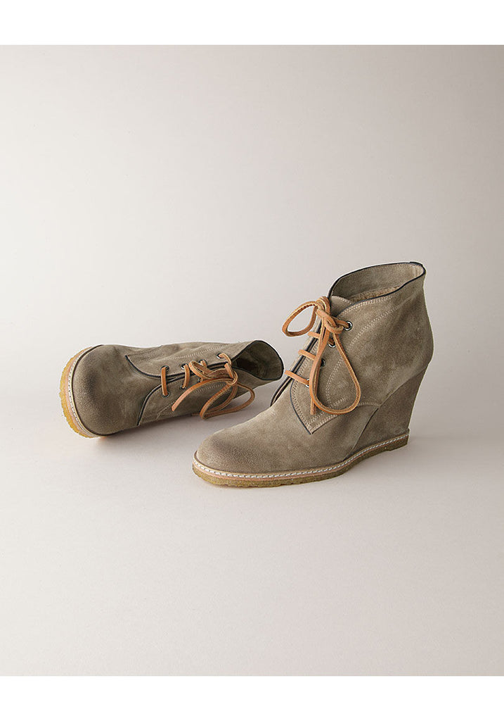 Corine Suede Wedge Boot