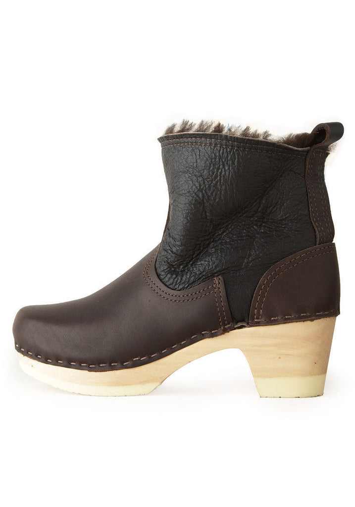 Biker Boot w/ Shearling