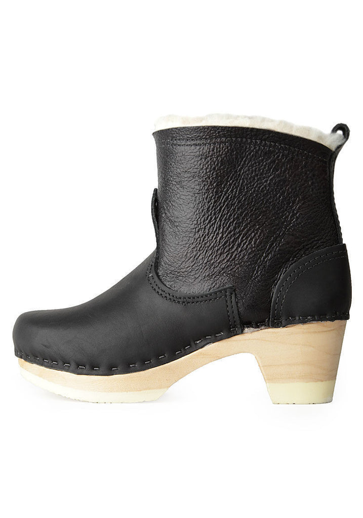 Biker Boot with Shearling