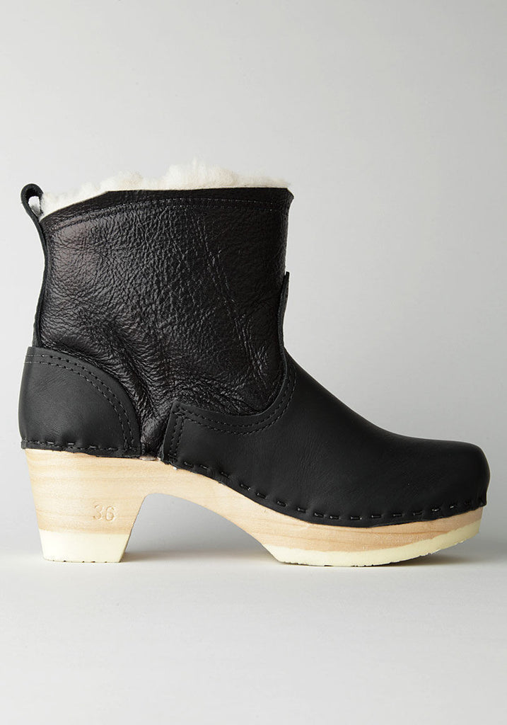 Biker Boot with Shearling