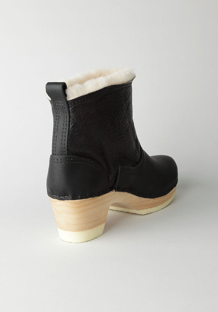 Biker Boot with Shearling