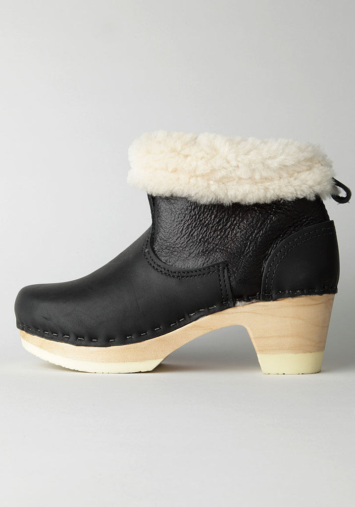 Biker Boot with Shearling