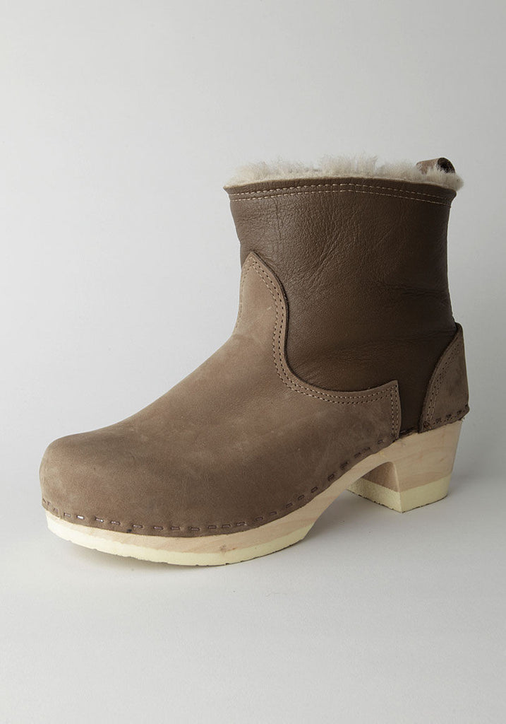 Biker Boot with Shearling