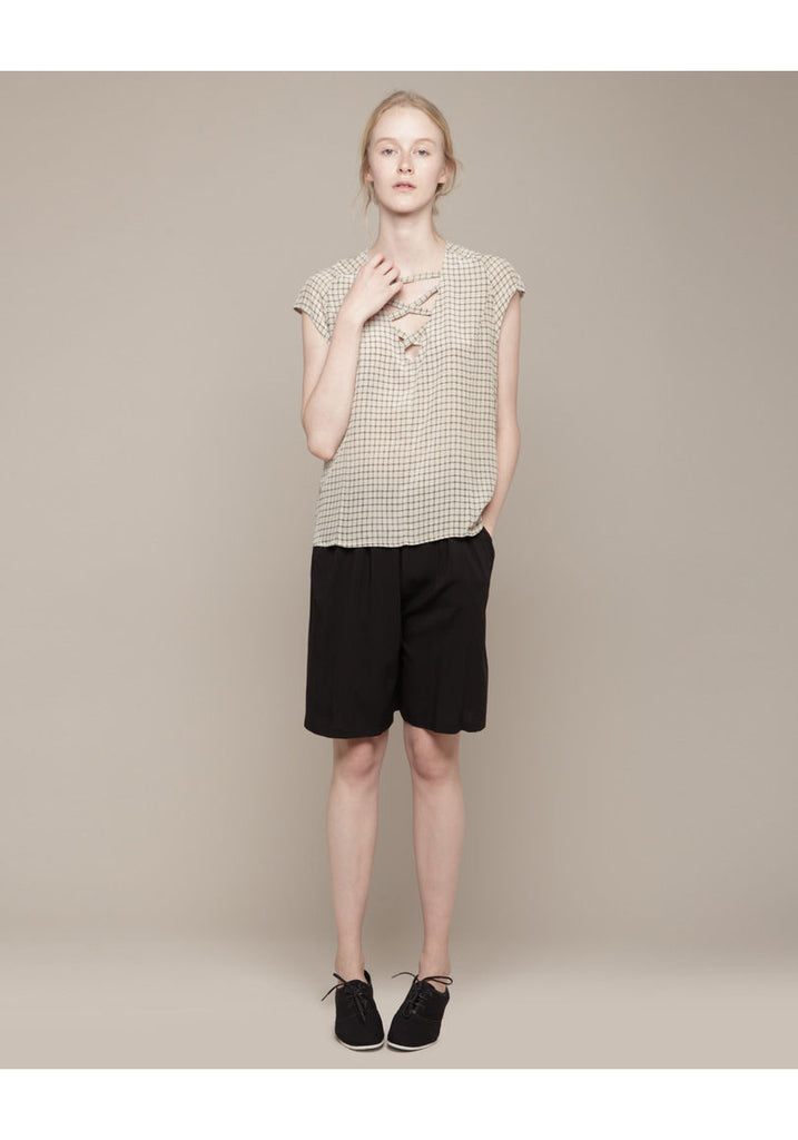 Boji Front Pleat Short