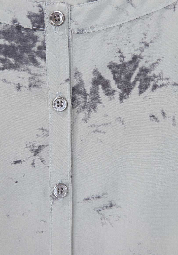 Button Front Ruched Dress