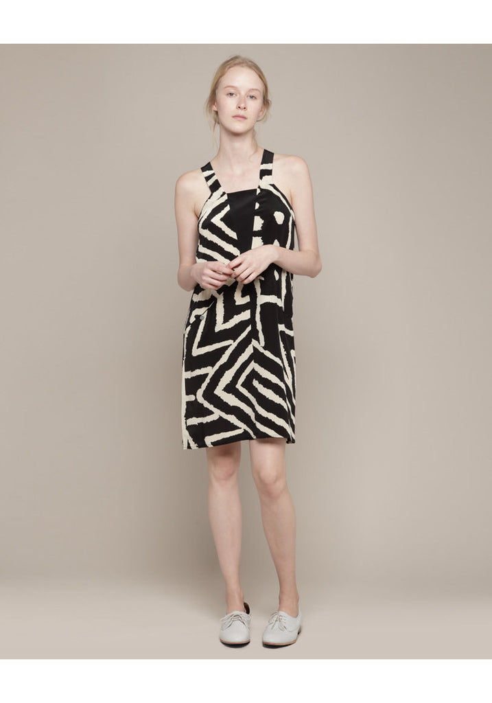 Carnelian Geometric Dress