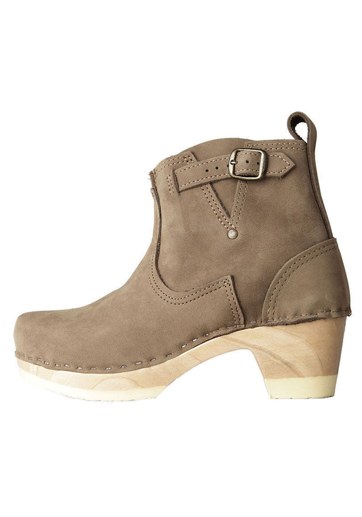 Classic Biker Buckle Boot