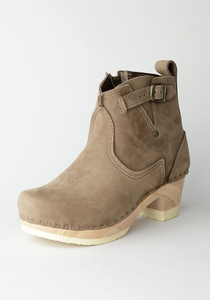 Classic Biker Buckle Boot