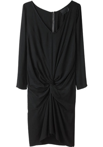 Gathered Knot Dress
