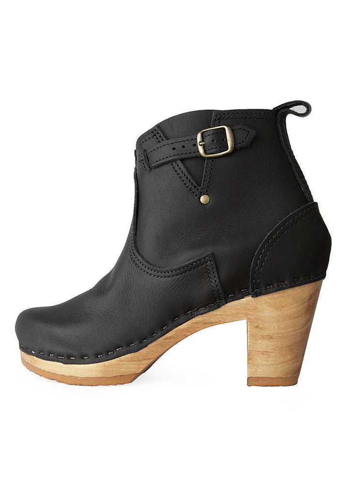 High Heel Buckle Boot