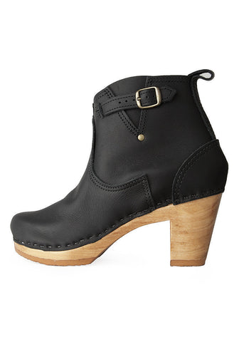 High Heel Buckle Boot