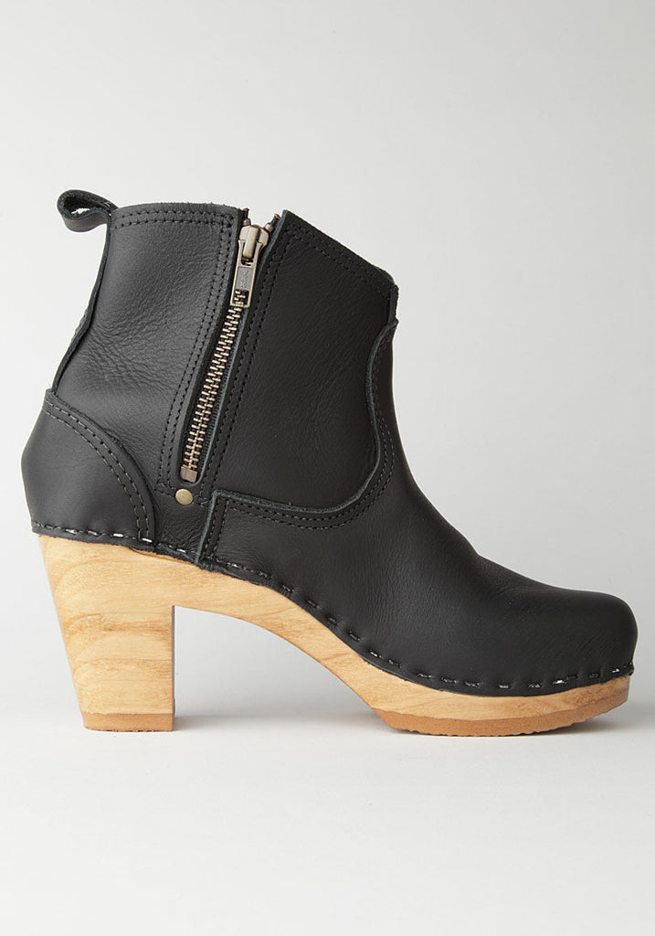 High Heel Buckle Boot