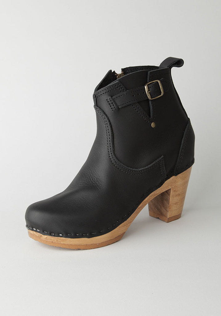 High Heel Buckle Boot