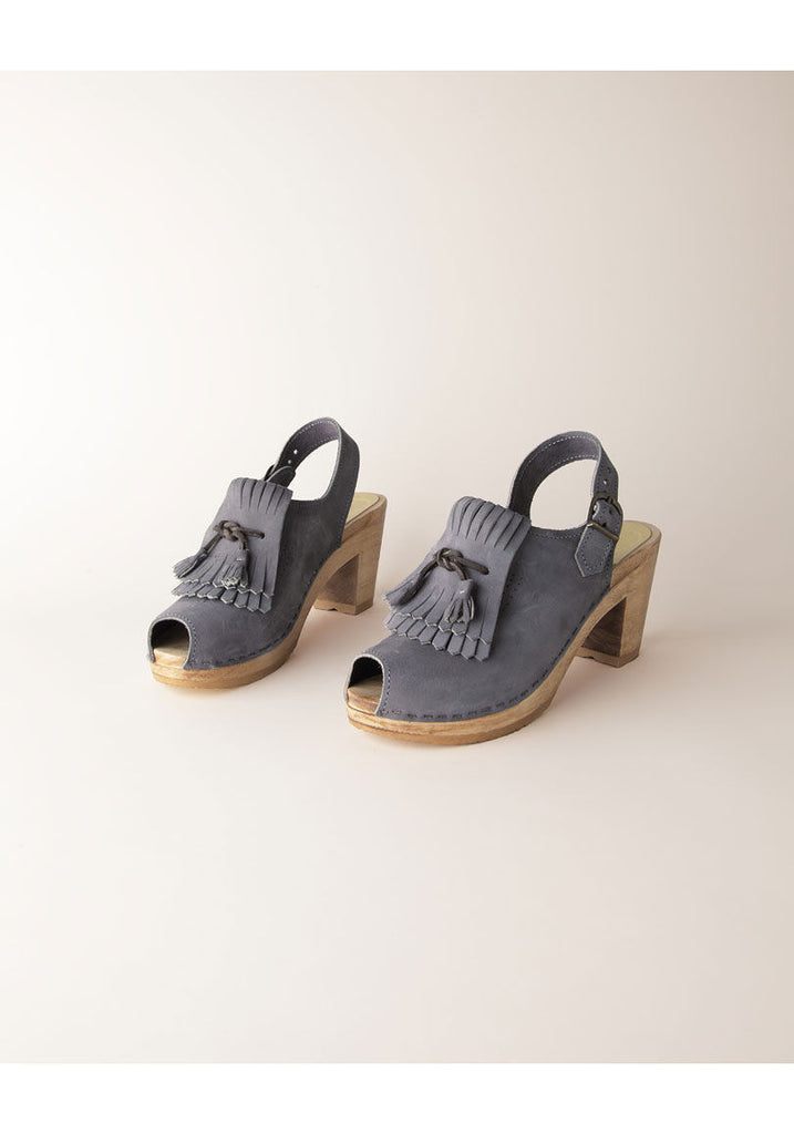 Kiltie Slingback Clog