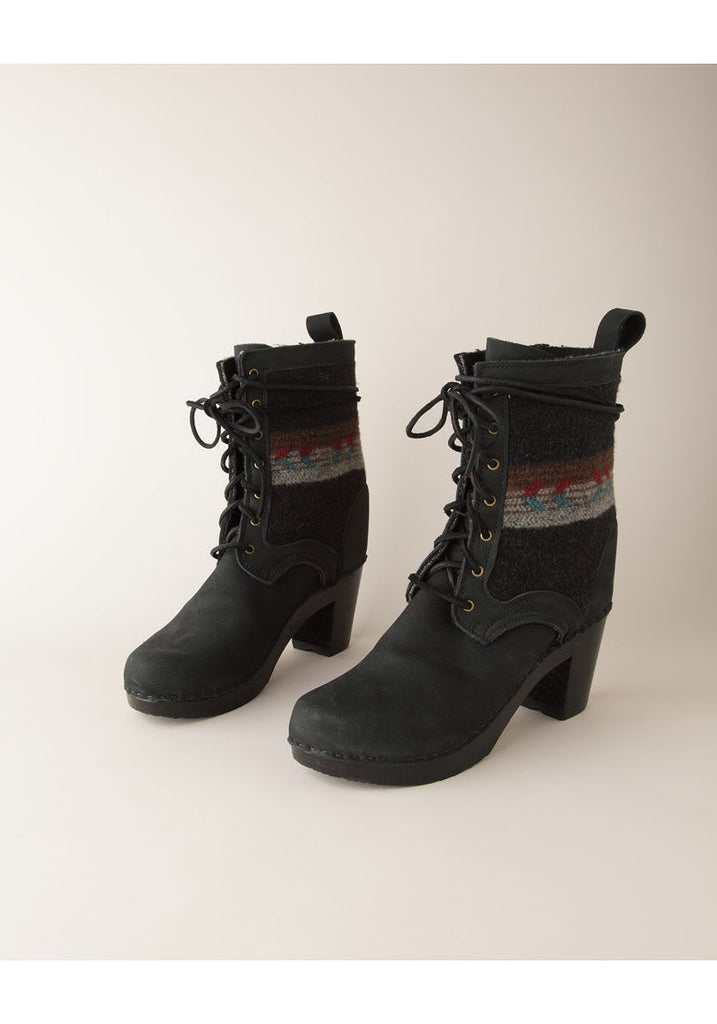 Lace-Up Blanket Boot