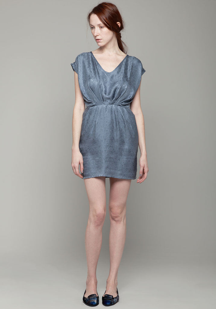 Mirror Pleat Dress