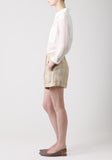 Pleat Front Short