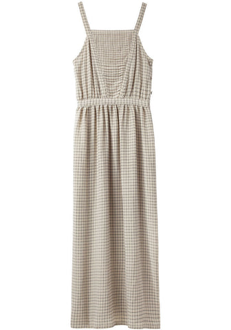 Shaman Pleated V Neck Dress