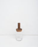 Tall Wood-Top Vessel