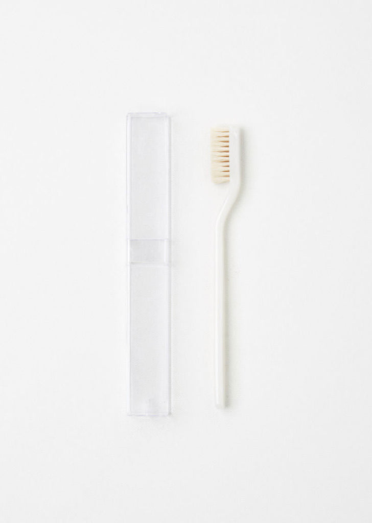 White Horn Toothbrush