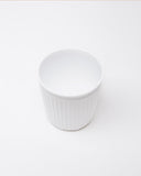 Porcelain Creased Coffee Cup