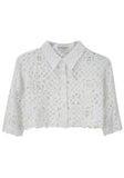 Cropped Lace Shirt