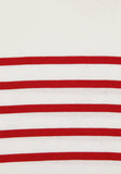 Cropped Red Stripe Top