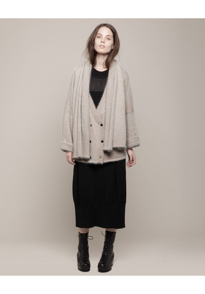 Knit Blazer w/ Scarf