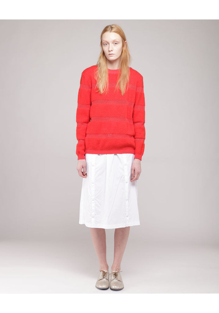 Mohair Striped Pullover