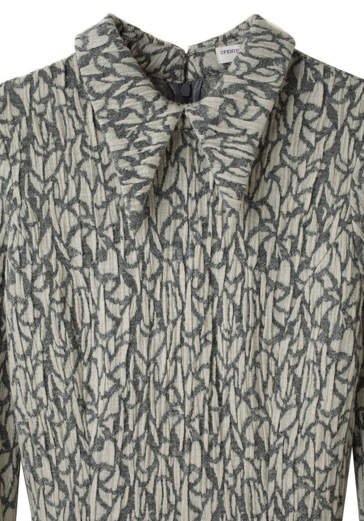 Pointed Collar Dress