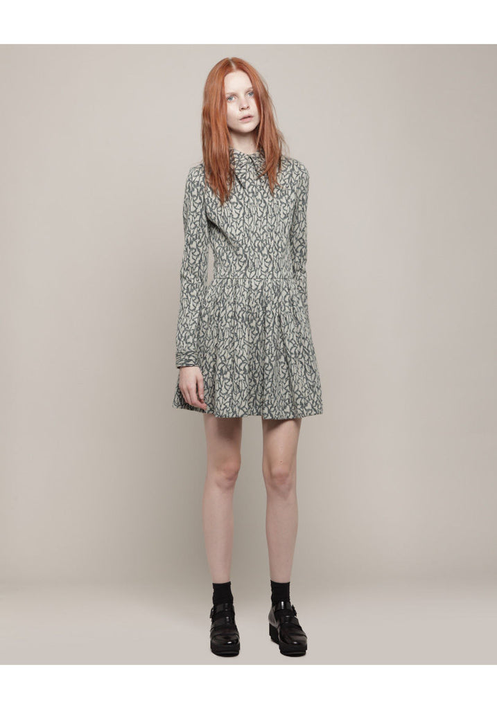 Pointed Collar Dress