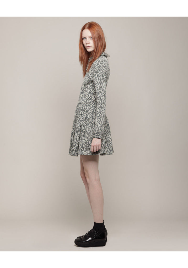 Pointed Collar Dress