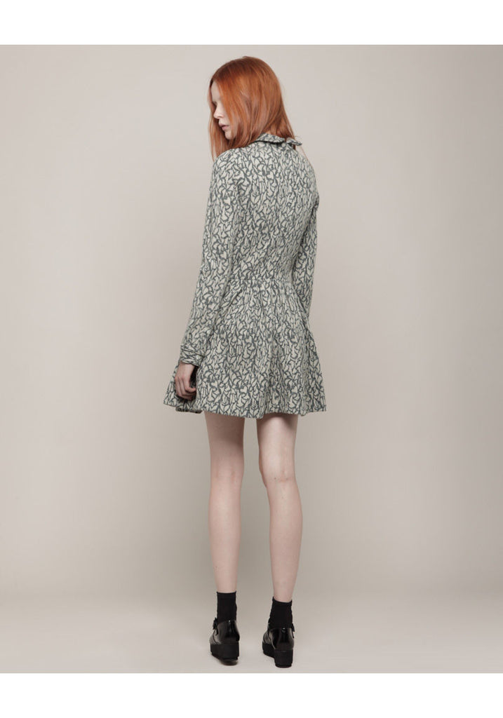 Pointed Collar Dress