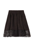 RAFFIA TRIM SKIRT